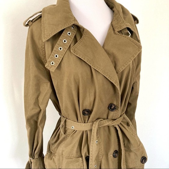 Avec Les Filles Trench Coat Cotton Large - Picture 5 of 11